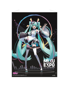 Hatsune Miku: Miku Expo 10th Anniversary (Art by Iwato Ver) - Limited Edition Fabric Wall Scroll