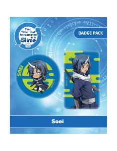 That Time I Got Reincarnated As A Slime (Tensei Shitara Suraimu Datta Ken) Soei Badge Pack
