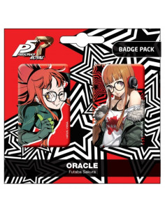 Persona 5 Royal Oracle / Futaba Sakura Badge Pack, set of 2