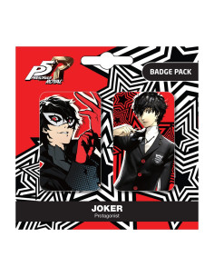 Persona 5 Royal Joker / Protagonist Badge Pack, set of 2
